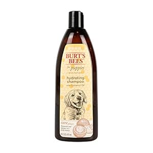 Burt’s Bees for Pets Puppies Care Plus+ Naturally Derived Hydrating Shampoo With Coconut Oil – Nourishing Puppy and Dog Shampoo for Dogs – Made in USA, 16 Oz