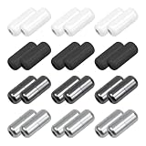 SYEYCW 24 Piezas Cerraduras de Cordon Hebillas de Metal, Accesorio Perfecto Todo Tipo Cordones
