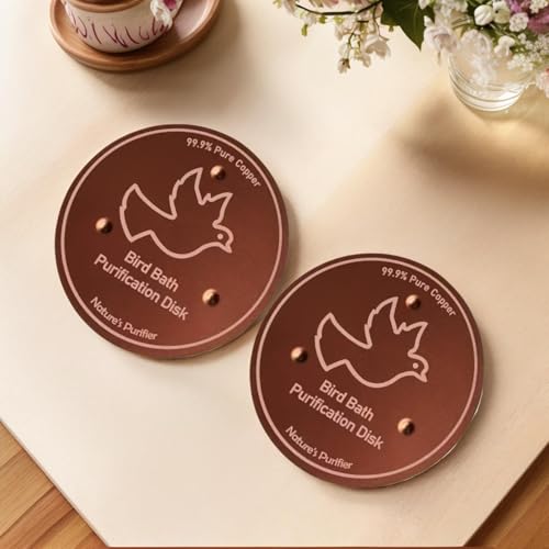 Placa de limpieza para baño de pájaros que mantiene el agua cristalina 8