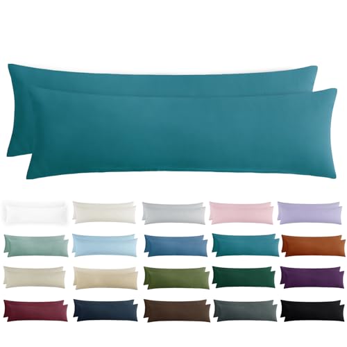 Tifschlaf Kissenbezug 2er Set - Kopfkissenbezug mit Reißverschluss aus Mikrofaser Weich, Pillow Case