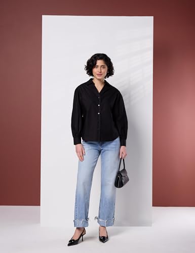 Image of Symbol Premium Women's Oversized Smart Casual Cotton Shirt (Available in Plus Sizes)