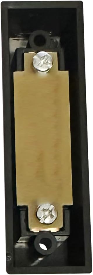 LED Lighted Doorbell Button Push Switch Wall Mounted For Chime Ring (WHITE)