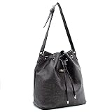  ALV by Alviero Martini - Borsa secchiello impermeabile in PVC con inserti in ecopelle per Donna