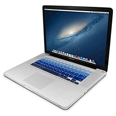 MarBlue MLAPKB1WT-FR | Silicone Keyboard Protector | Accessory for French Keyboard | FR Version | Compatible with Apple MacBook Air/Pro/Retina from 13 '' to 15 '' | Blue Cover