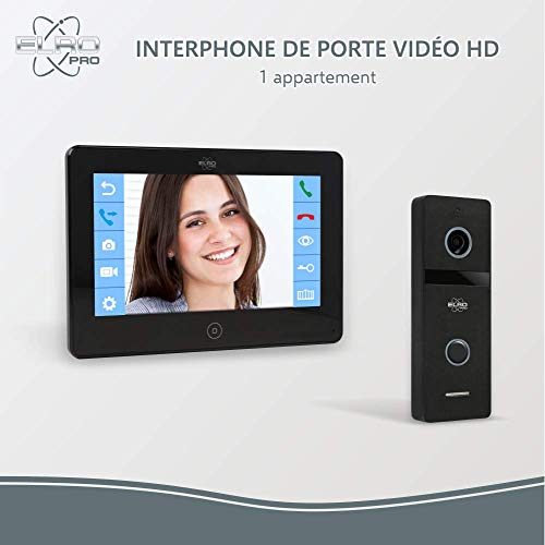 Türsprechanlage ELRO Pro PV40 mit Full HD Video und Farbbildschirm
