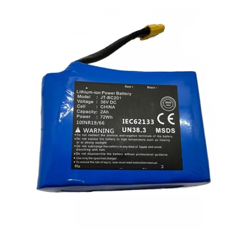 36V 2000mAh Lithium-ion Power Battery, Model : JT-BC201 Battery, for Electric Self-Balancing Scooter Hoverboard Twist Car
