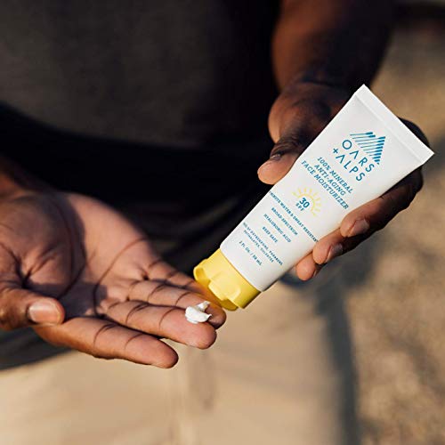 Oars + Alps Mineral Spf 30 Sunscreen And Anti-Aging Face Moisturizer With Hyaluronic Acid, Water And Sweat Resistant, Oil Free, Tsa Friendly, 2 Oz #TOP1