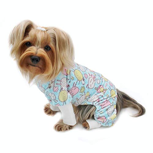 Klippo Dog/Puppy Minky Funny Sheep Plush Pajamas/Bodysuit/Loungewear/Pj/Coverall/Jumper/Romper For Small Breeds (S) #TOP26