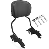 YikHouMall Detachable Sissy Bar Passenger Backrest For Harley Low Rider