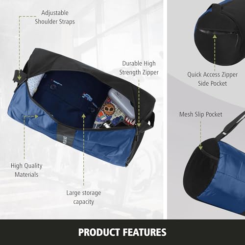 Image of Giordano Duffel Gym Bag : Your Ultimate Workout Companion | Duffle Bag for Travel | Compact,Stylish and Comfortable for Travelling |Suitable for Men and Women