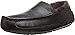 UGG Australia Men's Leather Ascot Slipper (Black/China Tea,9B)