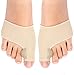 Produktbild Hallux Valgus Korrektur Bandage Zehenspreizer mit Silikon, Bunion Sleeve Schiene Nachtschiene Socken und Gel Zehenstrecker für Hallux Valgus Hammer Zehen, Hühneraugen, Krallen Zehen, Tag und Nacht