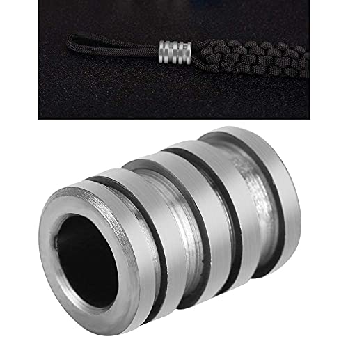 Koralik Tytanowy Smycz Spadochronowy Koralik Paracord na Zewnątrz Wisiorek (Duży) (Color Tytanu) Koralik Nóż, stop tytanu