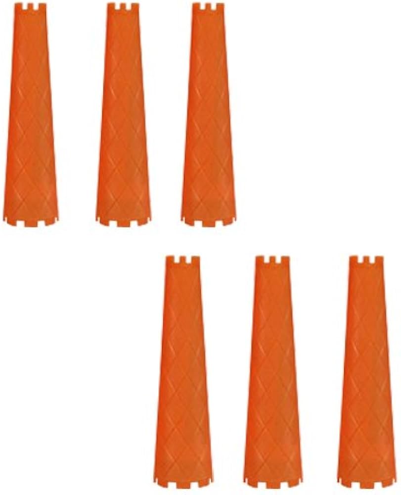 Amazon | HYP 円すいロングロッド 130mm 6本入 26mm オレンジ | 滝川