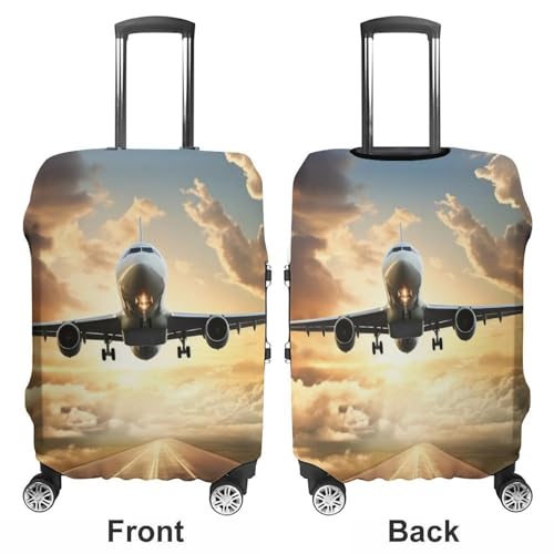 Carry on Luggage Cover Airplane Suitcase Covers for Luggages Tsa Approved Travel Luggage Sleeve Protector Elastic Suitcase Protector Anti-Scratch Washable Fits 19-30 Inch Case -XL3