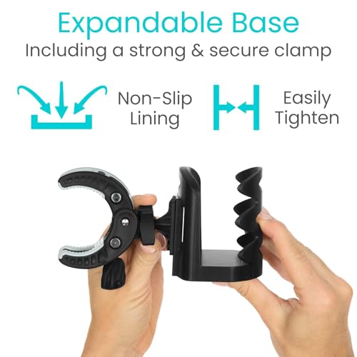 image for Vive Cup Holder for Walker, Wheelchair, Accessories, Stroller, Adults,