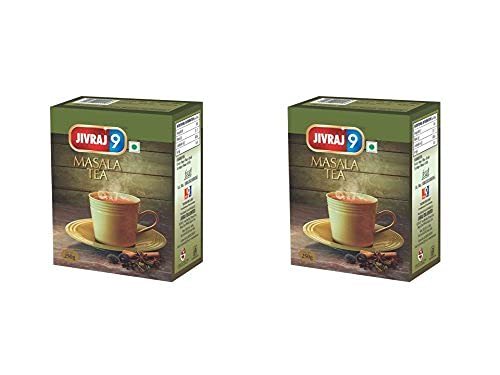 Jivraj9 Masala Tea Powder Combo Pack With Cardamom, Cinnamon, Ginger, Clove and Black Pepper, 250 g Each, Pack of 2 (B0BVZDNMF9) Amazon Price History, Amazon Price Tracker