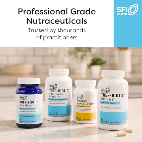 Klaire Labs SFI Health L. Acidophilus - 3 Billion CFU Lactobacillus Probiotic, Pure SCD Compliant Formula for Men & Women, Hypoallergenic & Non-Dairy (100 Capsules)