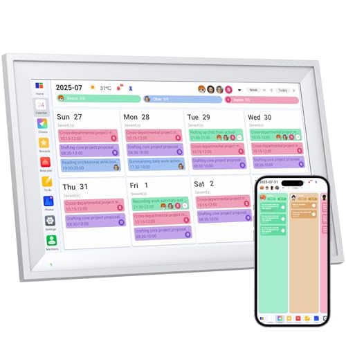 Digital Wall Calendar & Organizer with Touch Screen