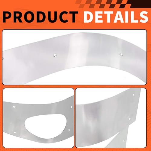 ECOTRIC X3 Belt Guard Clutch Compatible with 2017-2023 Can-Am Maverick X3 Belt Shield Guard Protector, Inner Cluth Housing Liner, All Models Clutch Cover Drive Shield Protector, Aluminium by ECOTRIC - Image 5