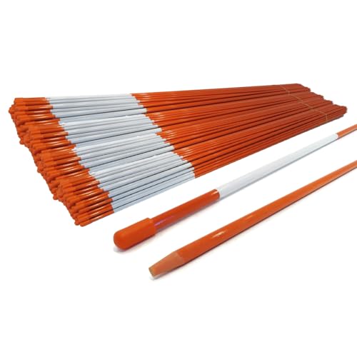 The ROP Shop driveway markers, orange 48" (pack of 1250) 1/4"