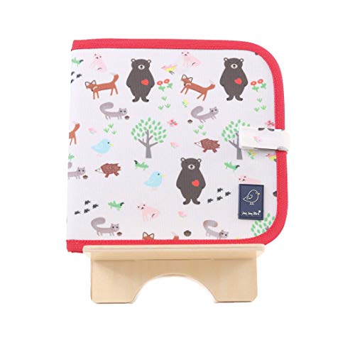 Jaq Jaq Bird Color It and Go Activity Book | Erasable and Reusable Chalk Board Book | For Coloring and Creative Play | Portable & Mess-Free | Includes Dust-Free Chalk