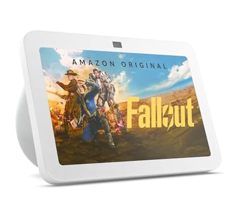 Echo Show 8 (3ª geração) | Smart display com áudio espacial, hub de casa inteligente e Alexa | Cor Branca