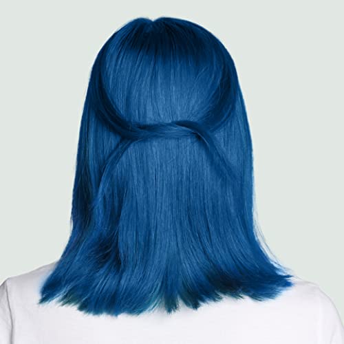 Splat Naturals, Semi-Permanent Navy Blue Hair Dye : 100% Vegan, Cruelty-Free, No Bleach Required, Free Of Ammonia, Ppd, Parabens & Sulfates - 6 Oz #TOP5