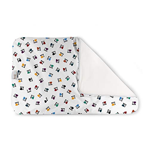 Kanga Care Reusable Absorbent & Waterproof Changing Pad 24" x 15" - I Love RAR