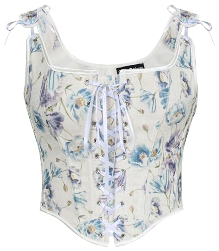 Image of Scarlet Darkness Women Renaissance Corset Pirate Bustier Top Bodice Bodyshaper