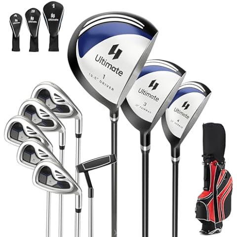 Tangkula 10-Piece Men's Golf Set Cover