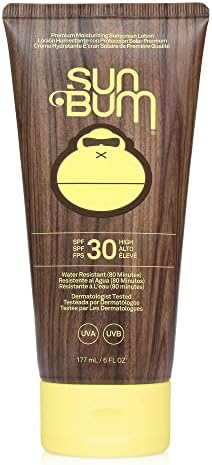 Sun Bum Original SPF 30 Suncream Lotion, Broad Spectrum Moisturizing Sunscreen with Vitamin E, Vegan and Reef Friendly with UVA/UVB Protection, 177 ml