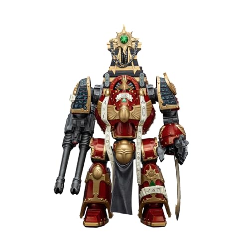 JOYTOY Action Figures Warhammer 40K Thousand Sons Contemptor-Osiron Dreadnought with Gravis Force Blade and Gravis Autocannon 1/18 Movable Model Collectible Figurine Ages 15+ by JOYTOY - Used condition - US$85.46
