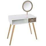 Atmosphera Coiffeuse avec Miroir pivotant pour Chambre d'enfant