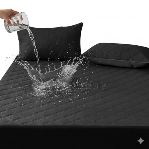 Protège-matelas imperméable 2x2m lavable pour protéger des taches et fuites - 2