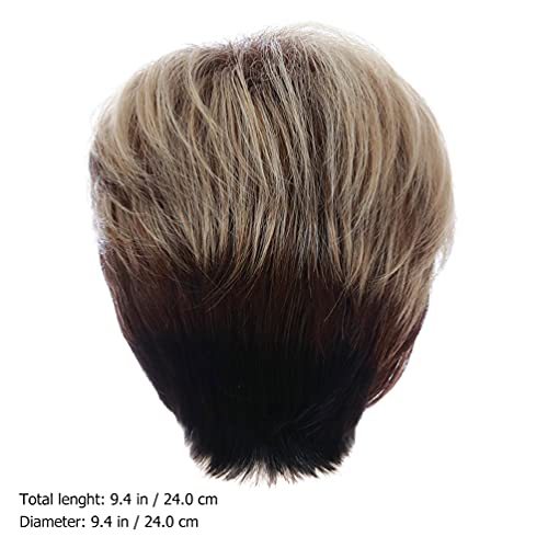 Beaupretty Cinza Prata Peruca Curta Sintética Aparência Natural Peruca Resistente Ao Calor Peruca Ac