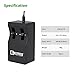 EEMB LIR2032 Lithium Coin Battery Charger 2 Slots Rechargeable Batteries Charger for 3.7V Lithium-ion Coin Cell Battery LIR2025 LIR2032 LIR2450