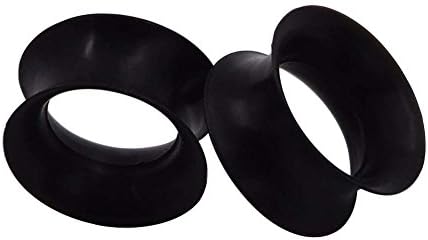 Oyaface 2 PC Extra Soft Silicone Flexible Ear Skin Tunnels