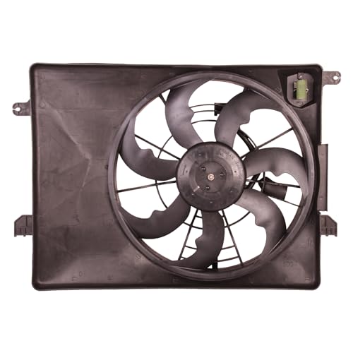 TYG Upgraded Radiator Cooling Fan Assembly Fit for 2014-2015 Hyundai Tucson L4/2.0L/2.4L, 2014-2016 Kia Sportage L4/2.4L | 3-Pin | 25380-2S550 HY3115146
