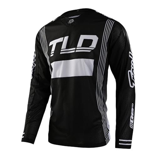 Troy Lee Designs Offroad Motocross Dirt Bike ATV Motorcycle Powersports Racing Jersey Shirt for Men, GP Air (Rhythm Black, L)