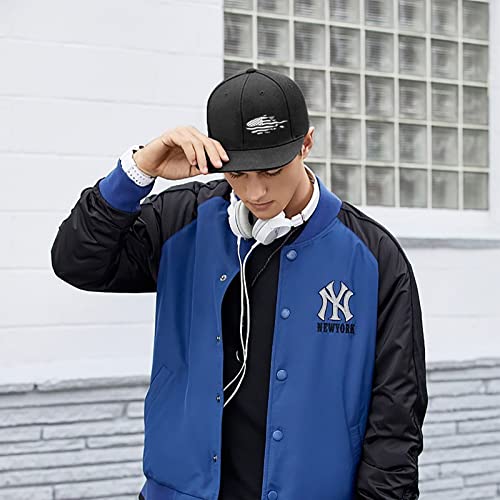 Negi Skull Snapback Hat Unisex American Flag Hat Hip Hop Flat Brim Hats For Men Adjustable Baseball Cap Mens Flat Bill Hats Grill Fisherman #TOP7