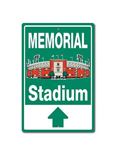 Memorial Stadium - Retro Style Direction Sign