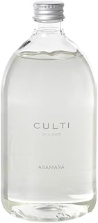 CULTI Ricarica per diffusore a midollino | Capienza 500ml | Fragranza ARAMARA, all’ arancia amara e bergamotto | Durata 6 mesi | Metratura 30 mq