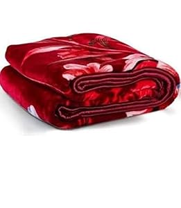 Bezzilish Home Cotton Mink Double Bed Ply Blanket for Heavy Winters (Multicolor, King Size) Soft Fabrics