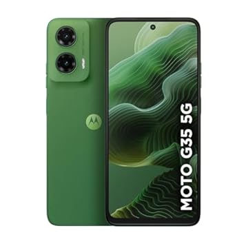 Smartphone Motorola Moto g35 5G - 128GB 12GB Ram Boost AI Camera 50MP NFC Verde - Vegan Leather