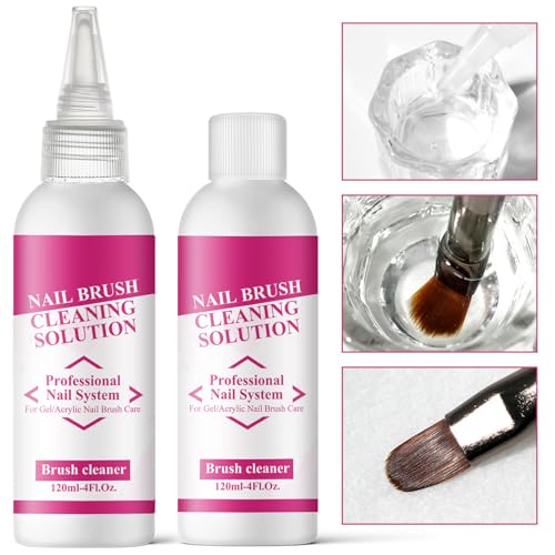 Removedor de solución antideslizante y limpiador de pinceles para uñas de gel 120ml 7