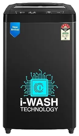 Godrej 7 Kg 5 Star I-Wash Technology Fully Automatic Top Load Washing Machine (WTEON 700 5.0 AP GPGR, Graphite Grey, With Toughened Glass Lid)