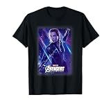 Marvel Avengers Endgame Black Widow Galactic Poster T-Shirt
