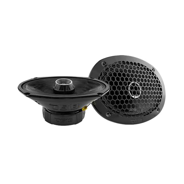 DS18 2X PRO-ZT69 6×9-Inch 2 Way Pro Audio Midrange Speakers with Built-in Bullet Tweeter, 4-Ohms, 550W Max, 275W RMS – Black Metal Mesh Grill Included (2 Speakers)