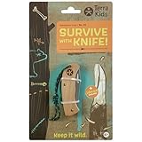 HABA Terra Kids Kindertaschenmesser – Robustes Schnitzmesser für Kinder ab 6 Jahren – Kindgerechtes Outdoormesser mit abgerundeter Spitze für kleine Entdecker – 2013645001